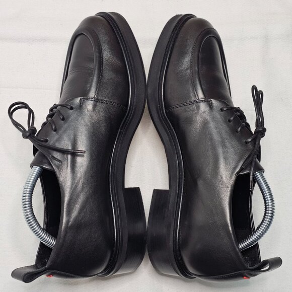 Aeyde Mara Derby Soft Calf Leather Black Oxford Shoes Women's Size EU 40 US 9 - Picture 6 of 11